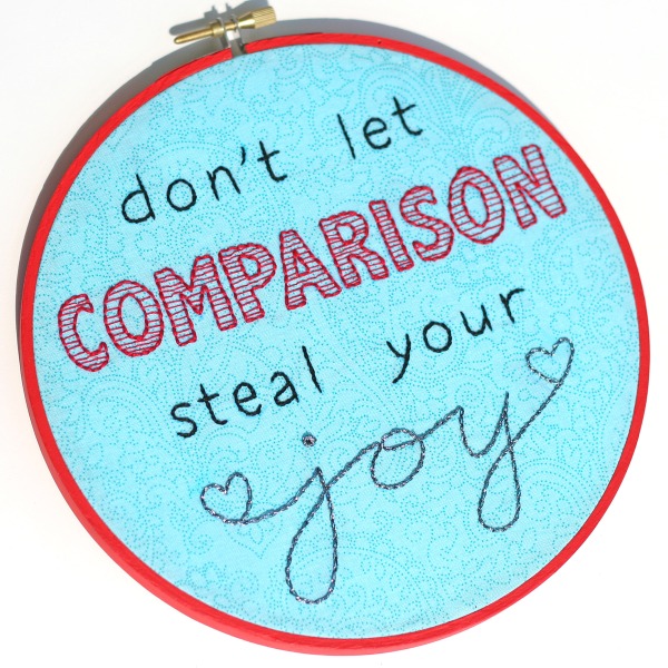Don't let comparison steal your joy